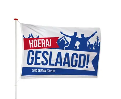 geslaagd-vlag